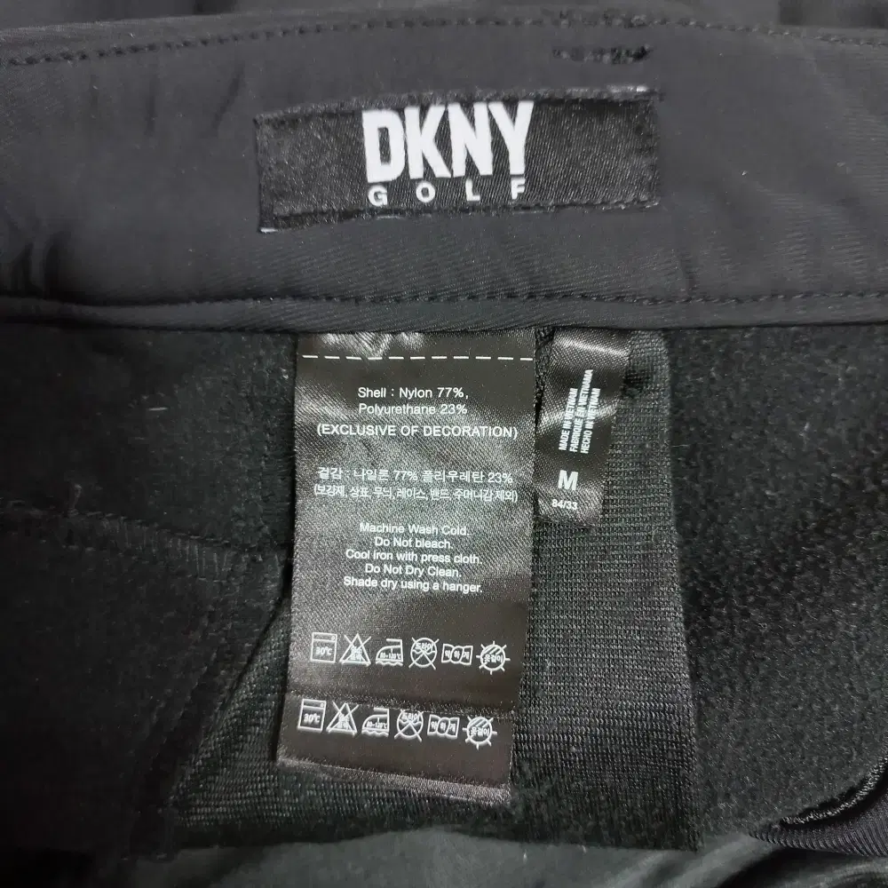 1-31/DKNY골프  블랙 기모팬츠 남성