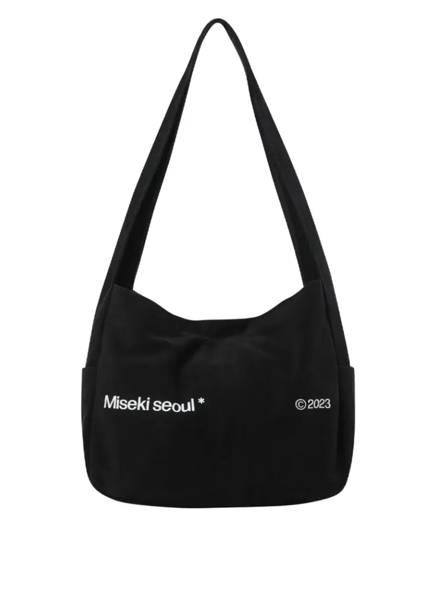 Miseki Seoul Cotton big crossbag BLACK