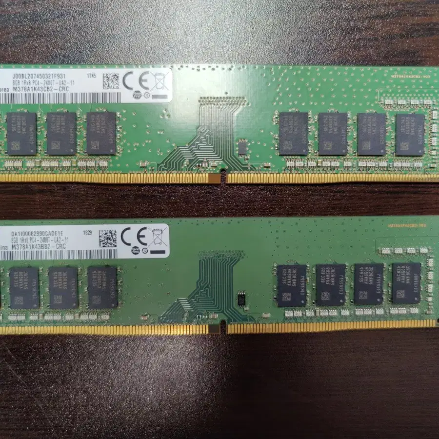 DDR4 2666MHz RAM 메모리 8GB 2개