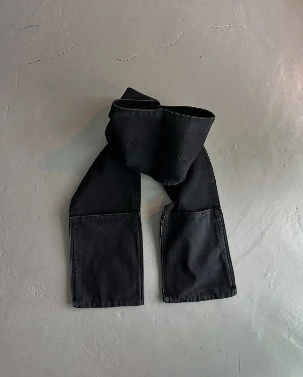 MPa denim muffler (black) 플라스틱 프로덕트 머플러