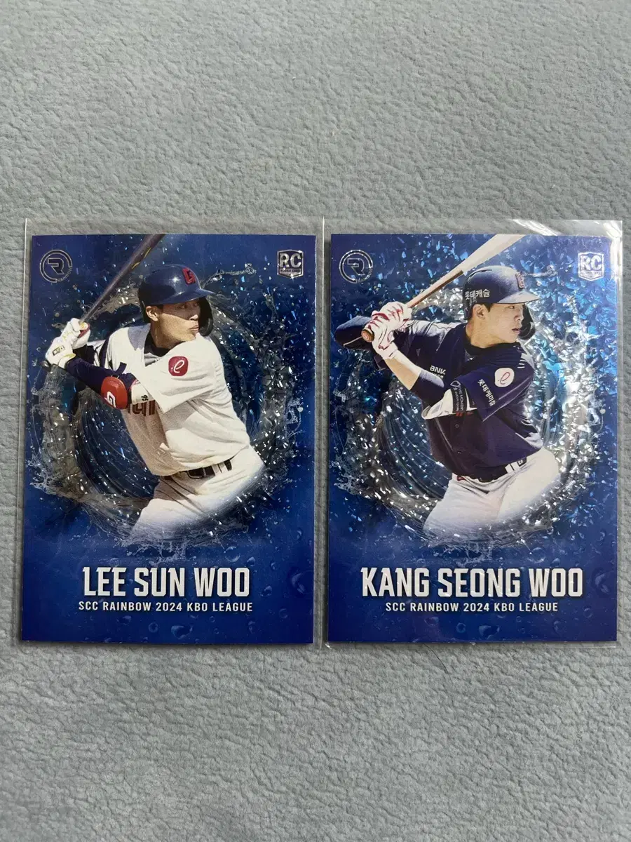 2024 kbo scc 레인보우 롯데 루키 블루 2장(이선우,강성우)