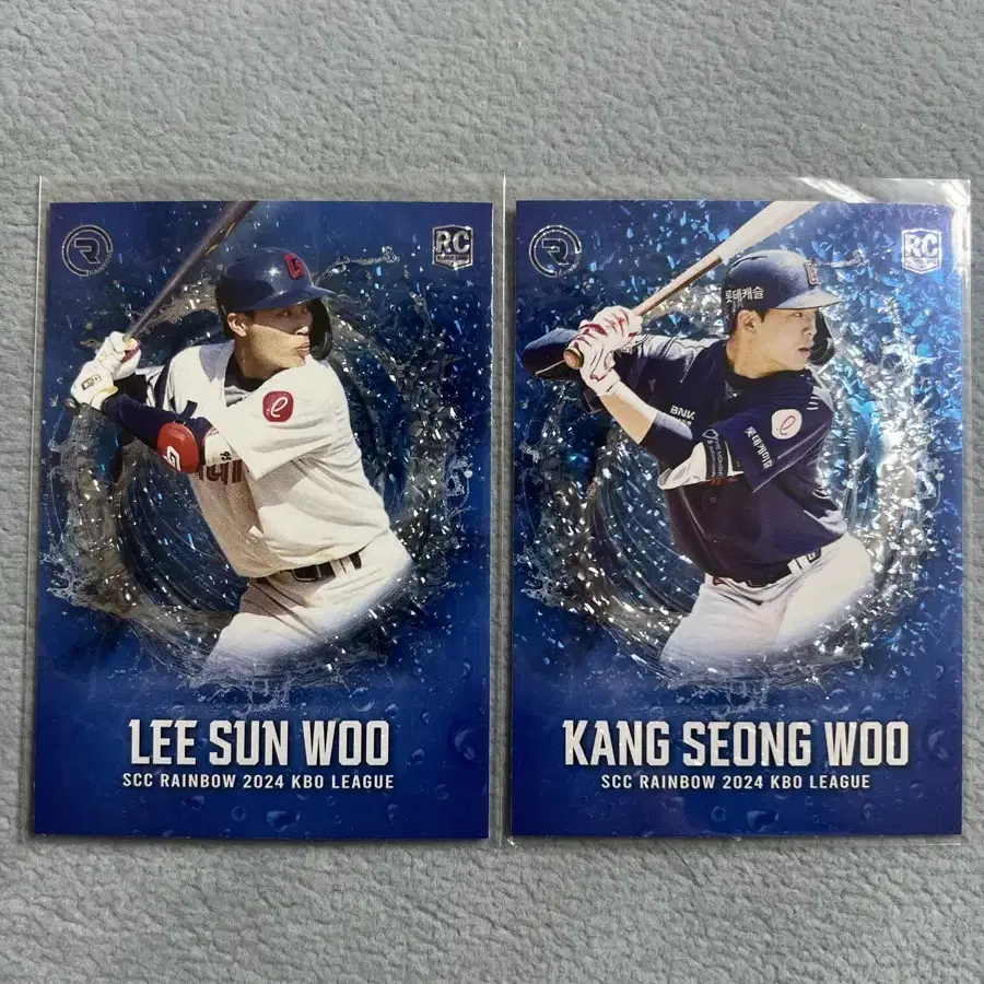 2024 kbo scc 레인보우 롯데 루키 블루 2장(이선우,강성우)