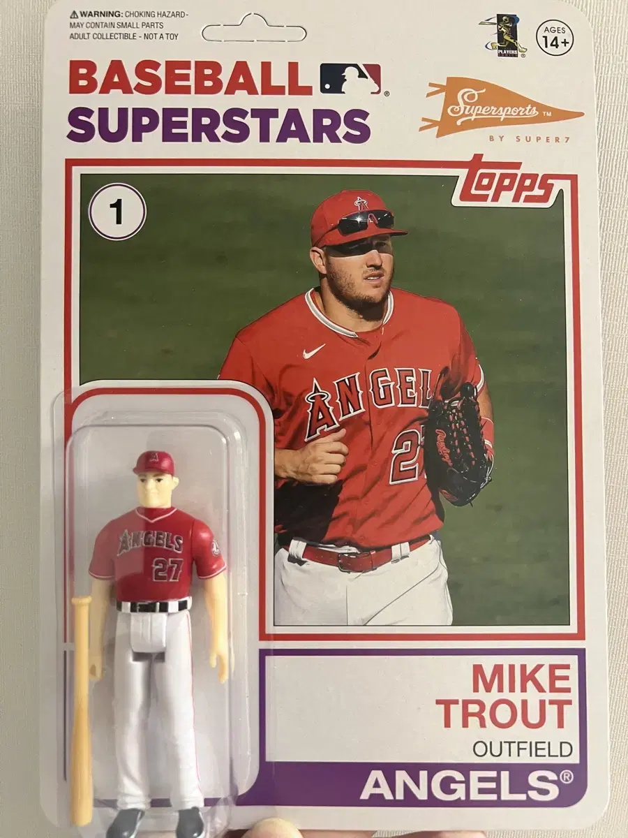 mlb 스타 피규어 mike trout