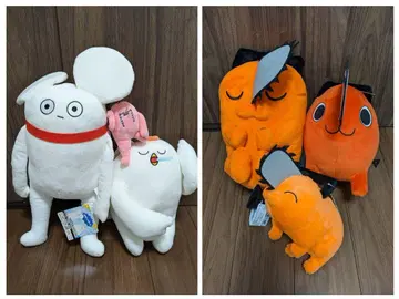 안녕하십니까 마츠오입니다와 체인소맨 봉제 인형 세트