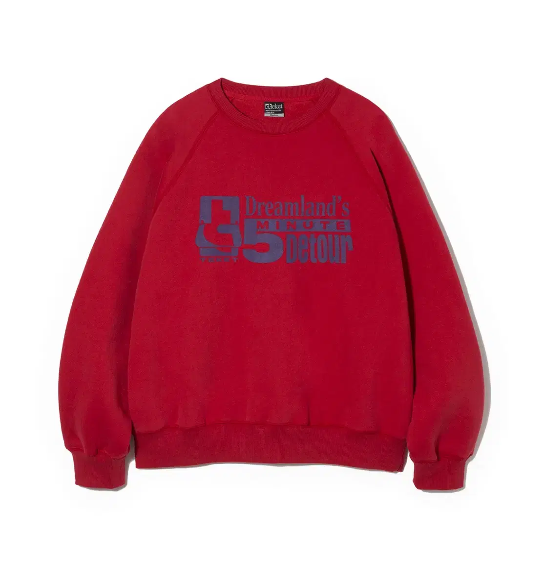 테켓 minute sweatshirt Red M