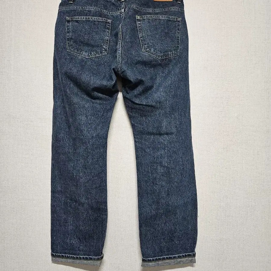 덴메이드 deep washed selvedge denim XL