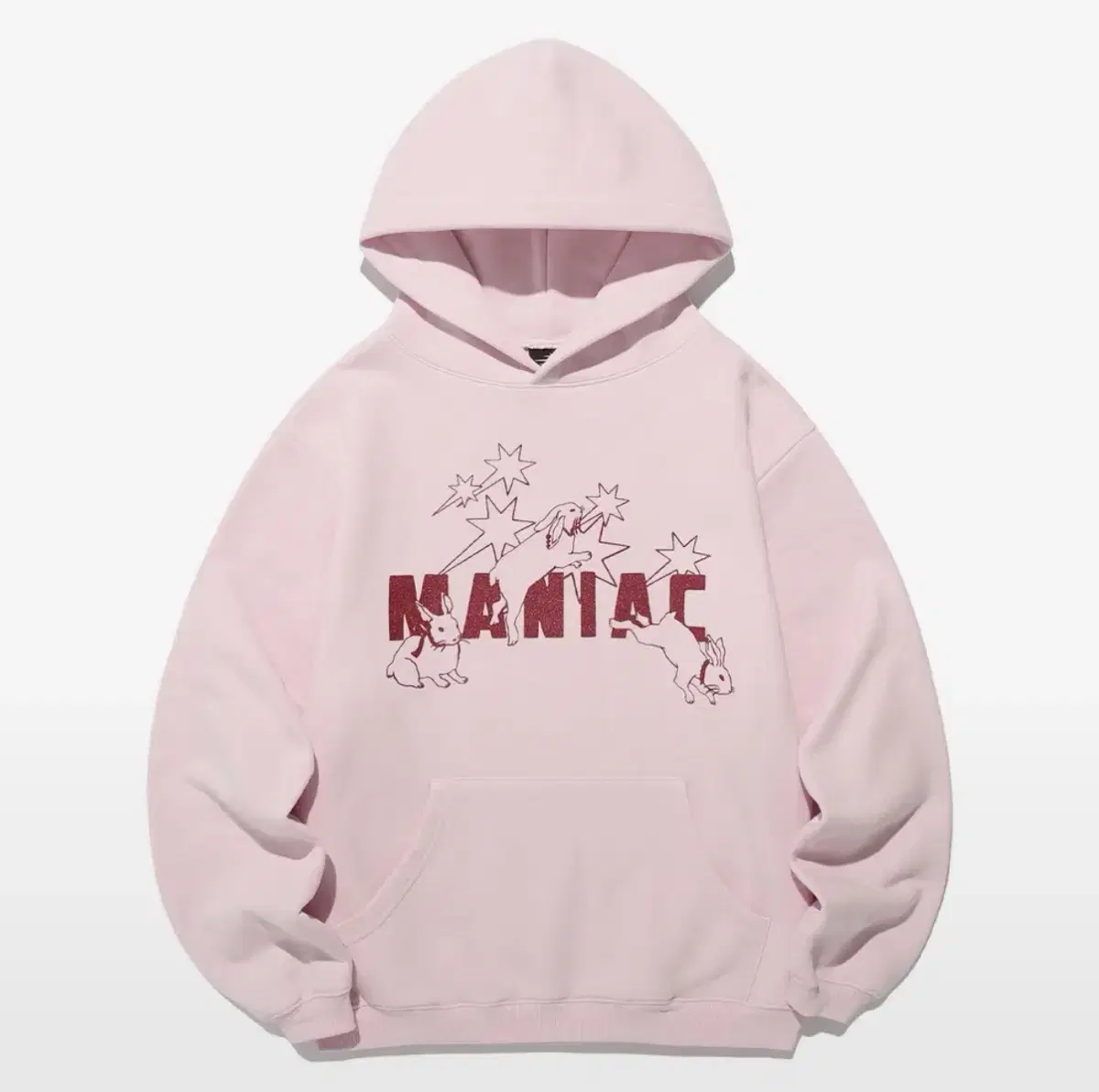 나이스고스트클럽 후드 MANIAC RABBITS HOODIE PINK