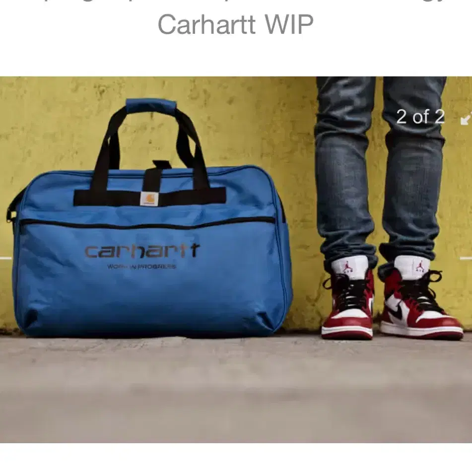 carhartt wip 더플백 네이비