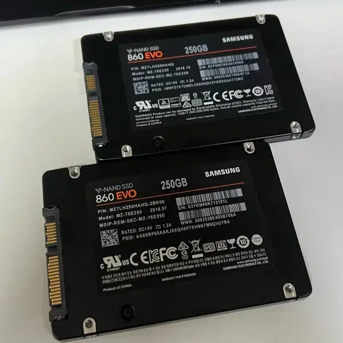 삼성 860 EVO 250GB 2.5인치 SSD 노트북용 데스크탑용