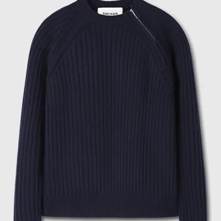 토니웩 Wool and Cashmere Raglan Zip Sweater