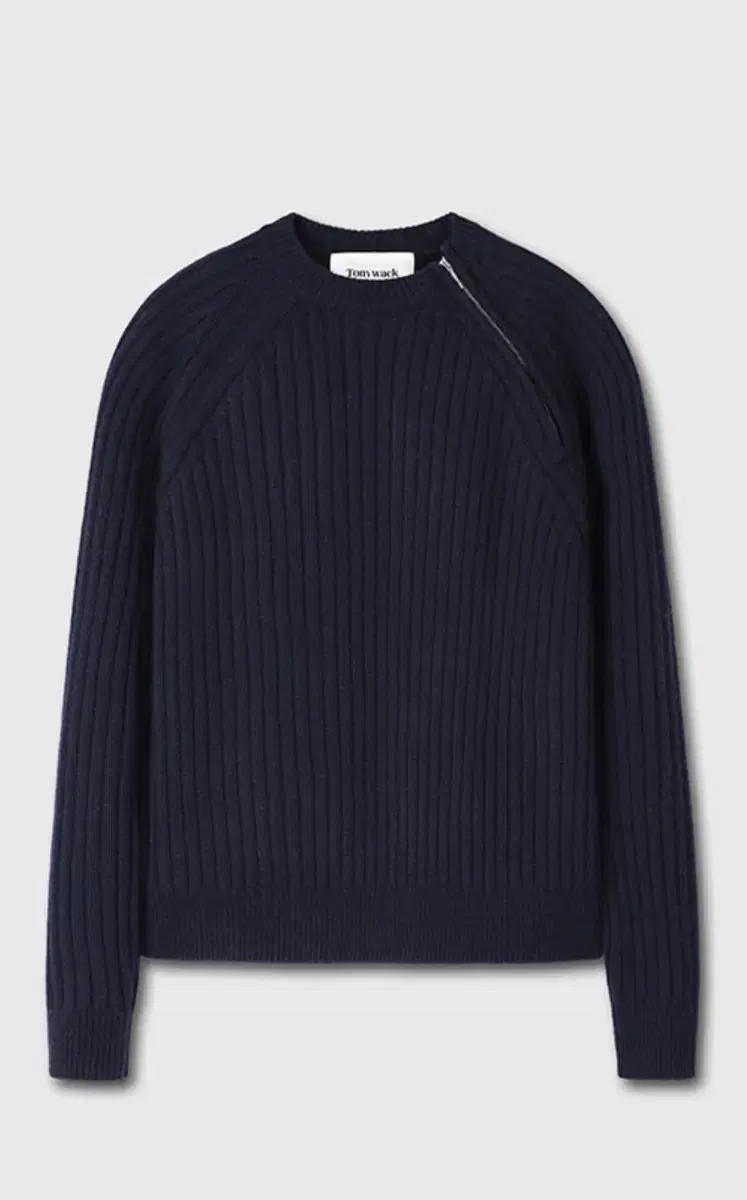 토니웩 Wool and Cashmere Raglan Zip Sweater