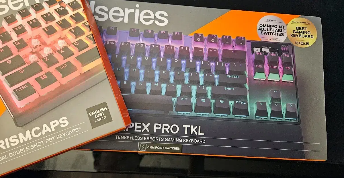 Apex pro tkl 2023 + 프리즘 키캡 (푸딩키캡) 실사용 3h