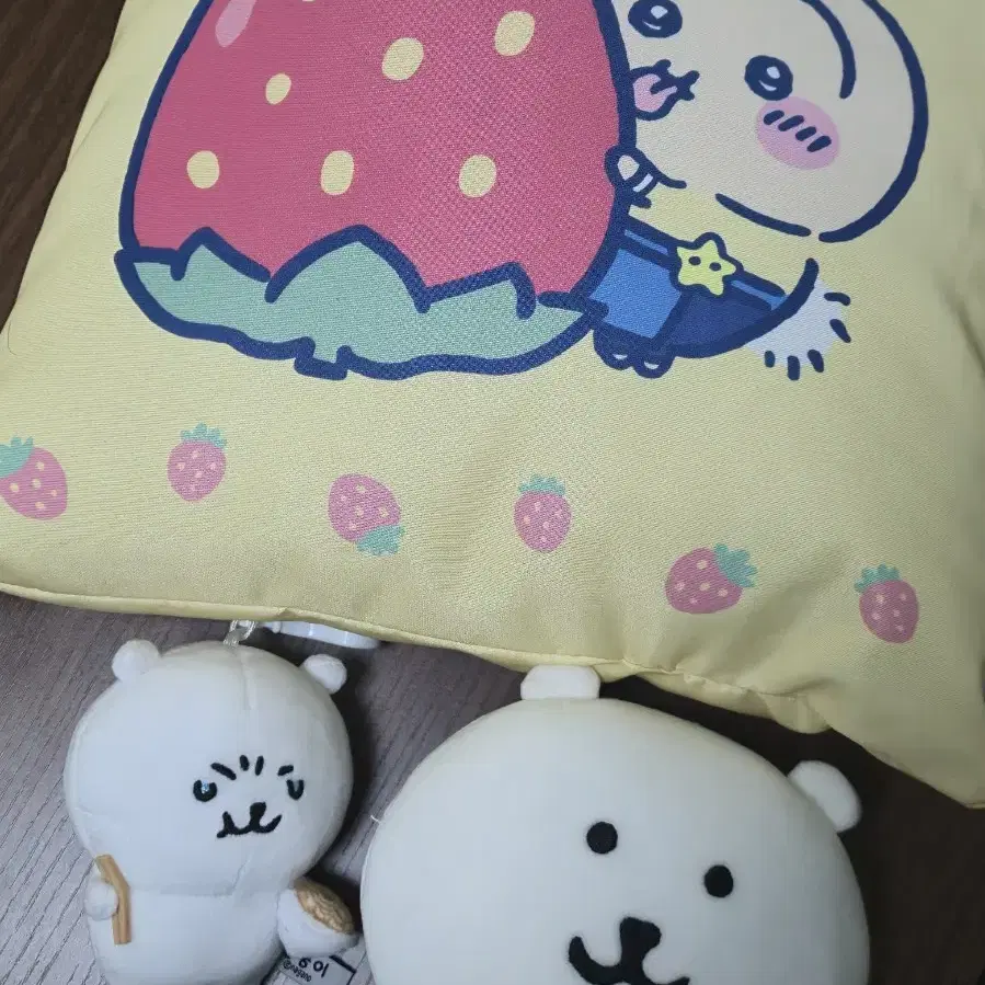 치이카와 우사기 이디야 쿠션 농담곰 인형 키링 일괄