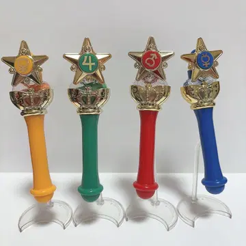 레어 세일러문 스틱&낚싯대 변신 스틱 4종 세트 가챠