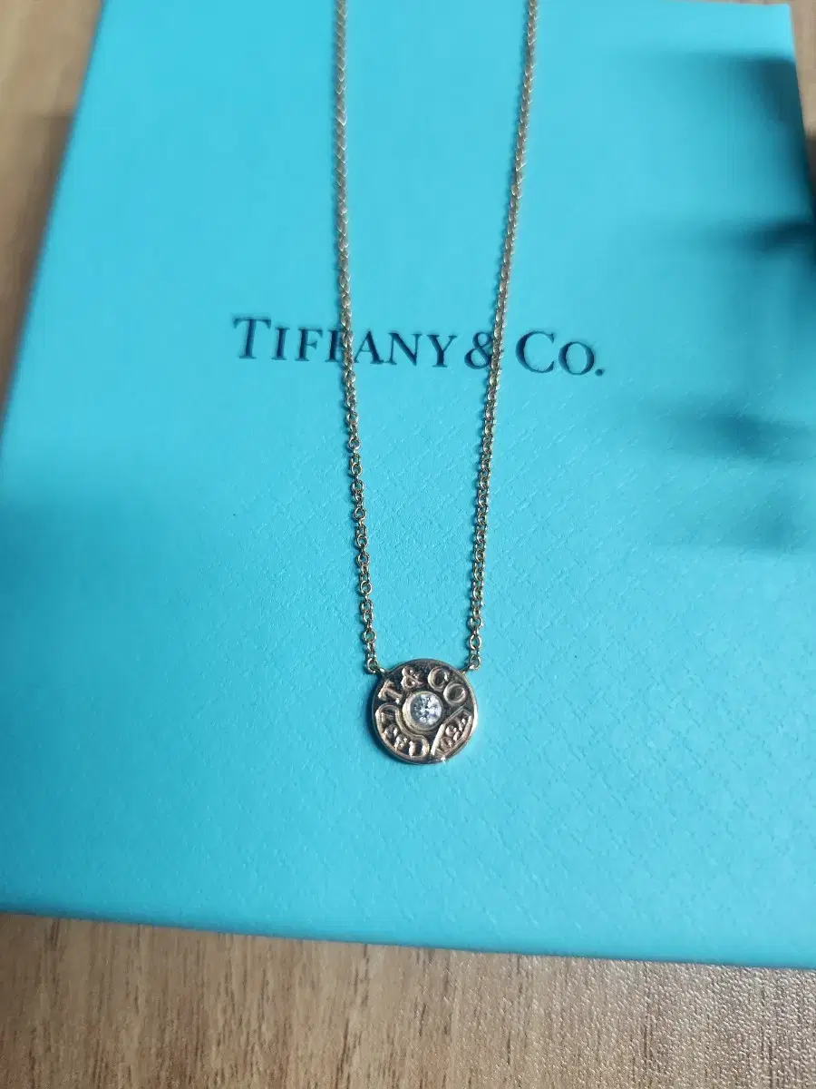 TIFFANY&CO. 티파니1837 서클 18K 로즈골드 목걸이