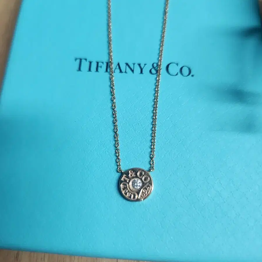 TIFFANY&CO. 티파니1837 서클 18K 로즈골드 목걸이