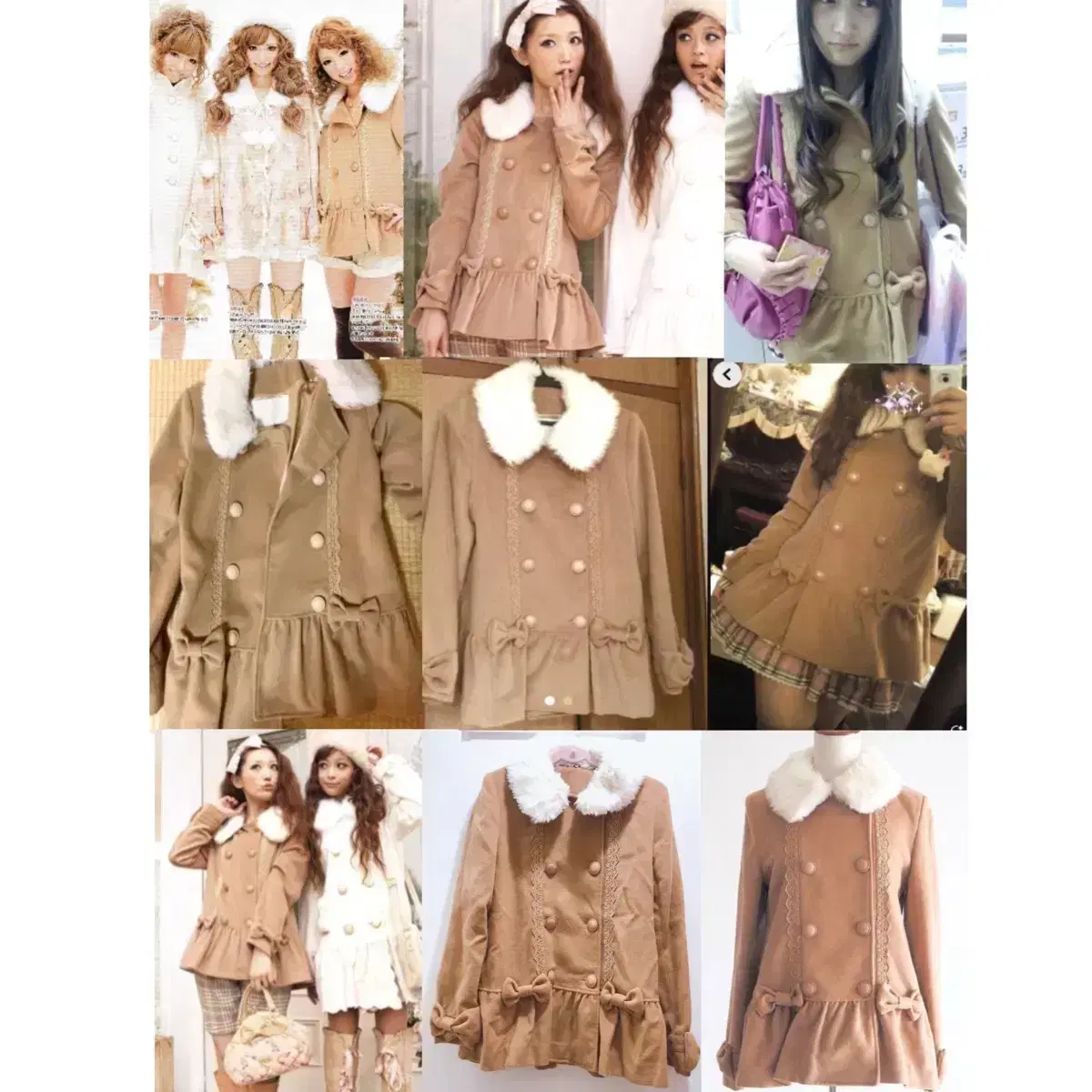 Liz Lisa Pinterest Ribbon Short Coat Fur Gal Latte Gal Hime Gal