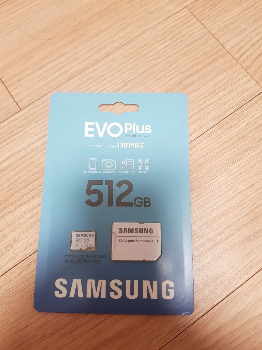 (미개봉) SD카드 512gb 삼성 EVO PLUS