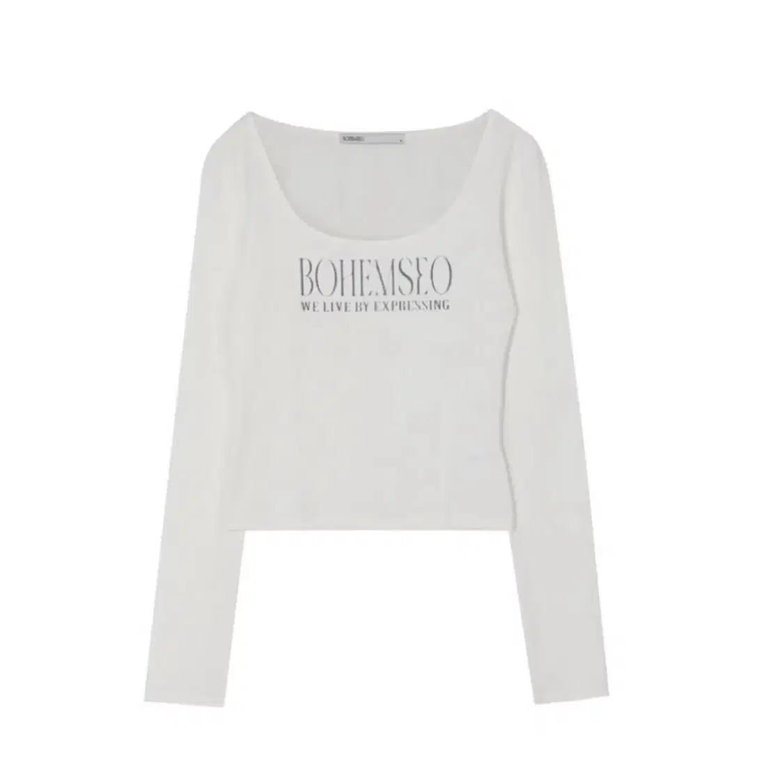 【BOHEMIAN SEOUL】BOHEMSEO [CROP VER] PRINTED LONG SLEEVE BOHEMIAN SEOUL | 보헤미안서울 Bohemian Seoul Long Sleeve