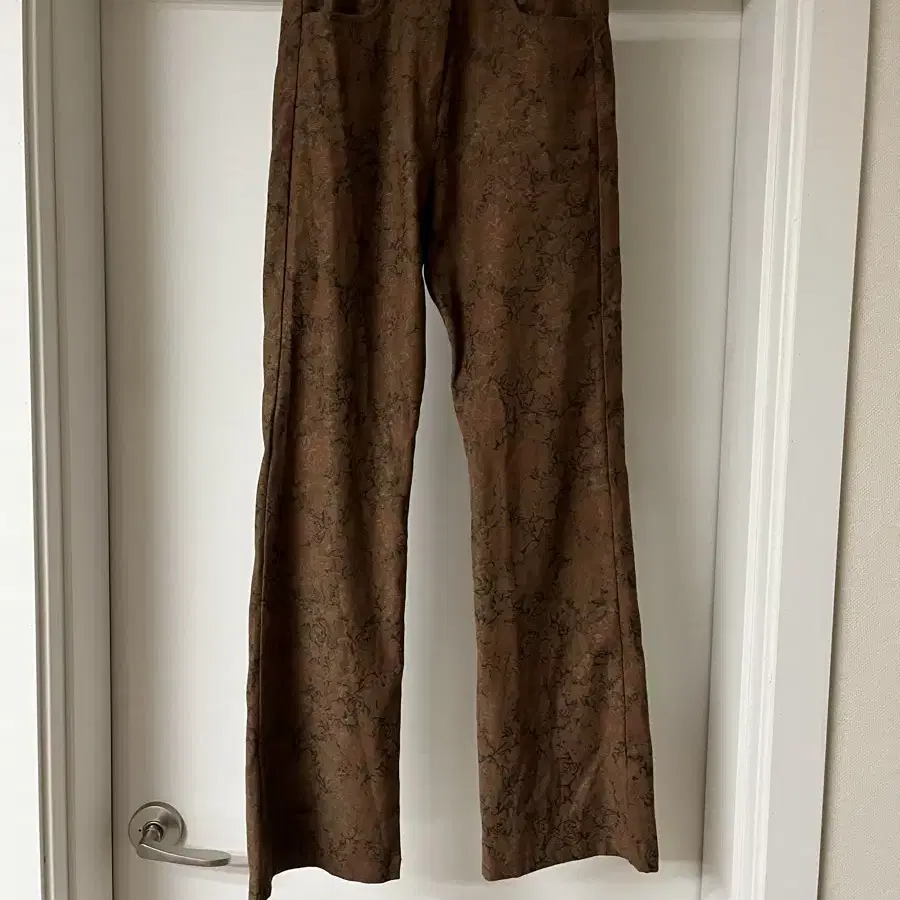 Vintage brown boots cut pants