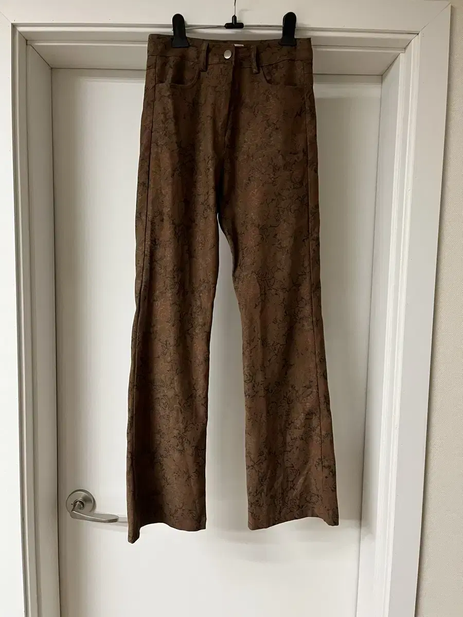 Vintage brown boots cut pants