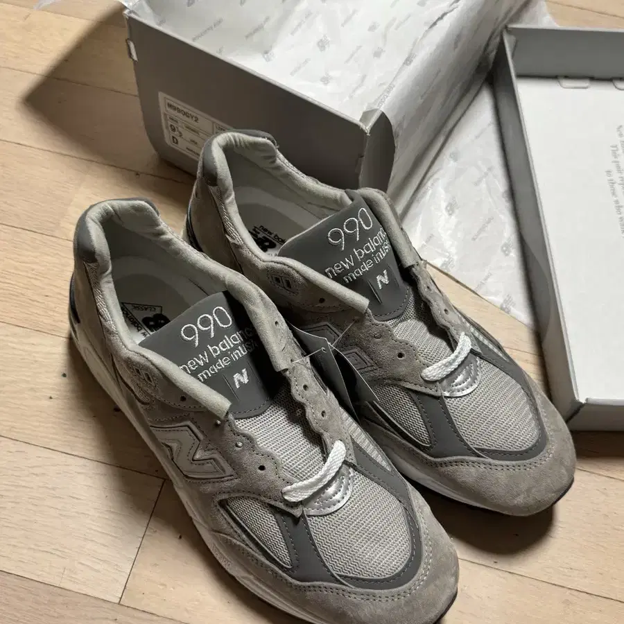 뉴발란스 990v2 Made in USA 그레이 275 새상품