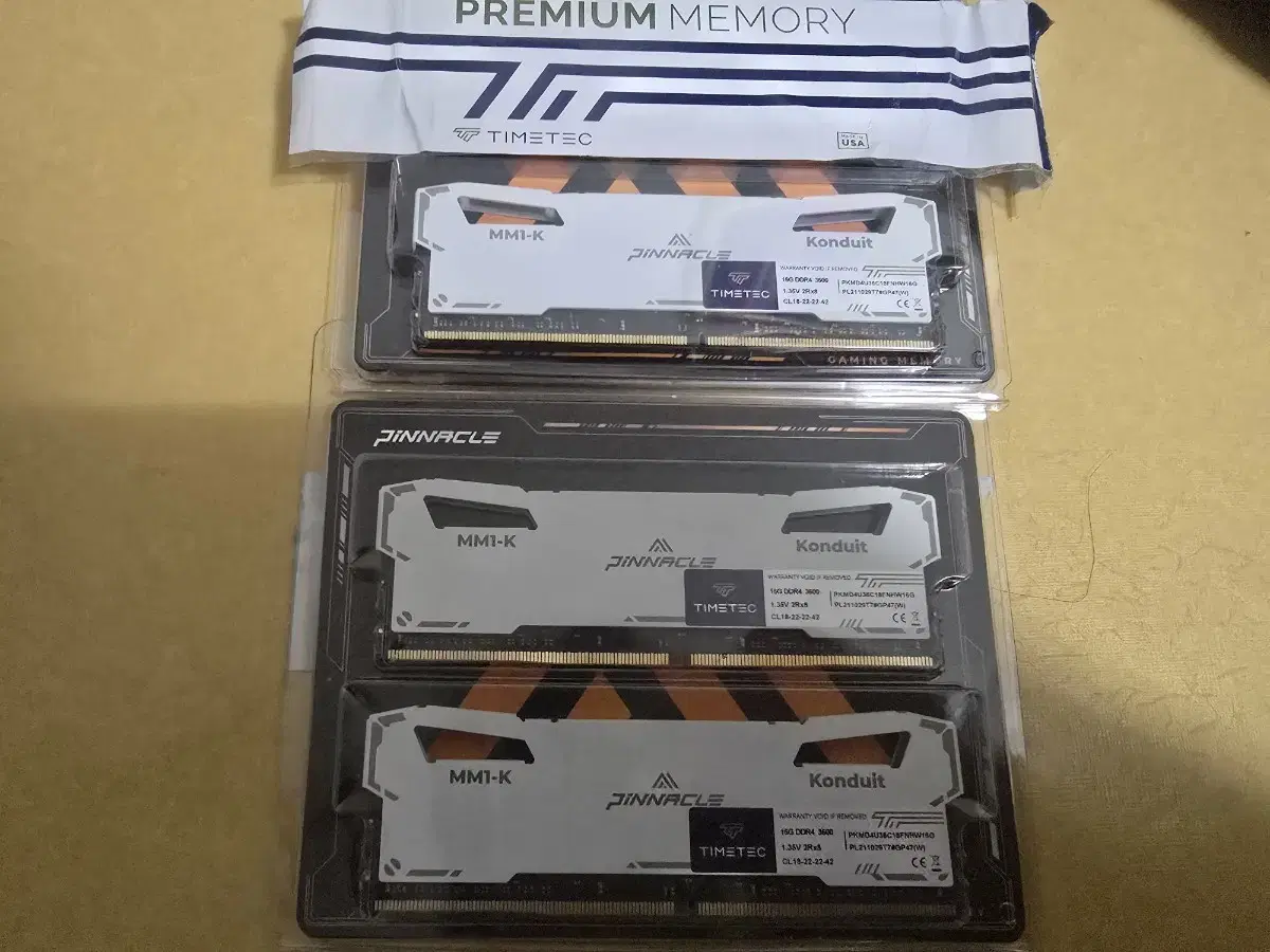 TIMETEC DDR4 16gb x 4 총 64G 3600 램 팝니다