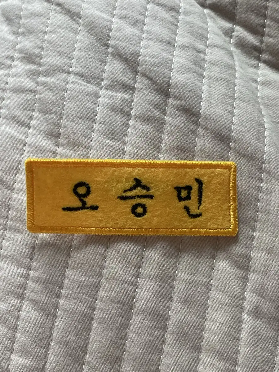 엑디즈 오드 오승민 명찰 양도