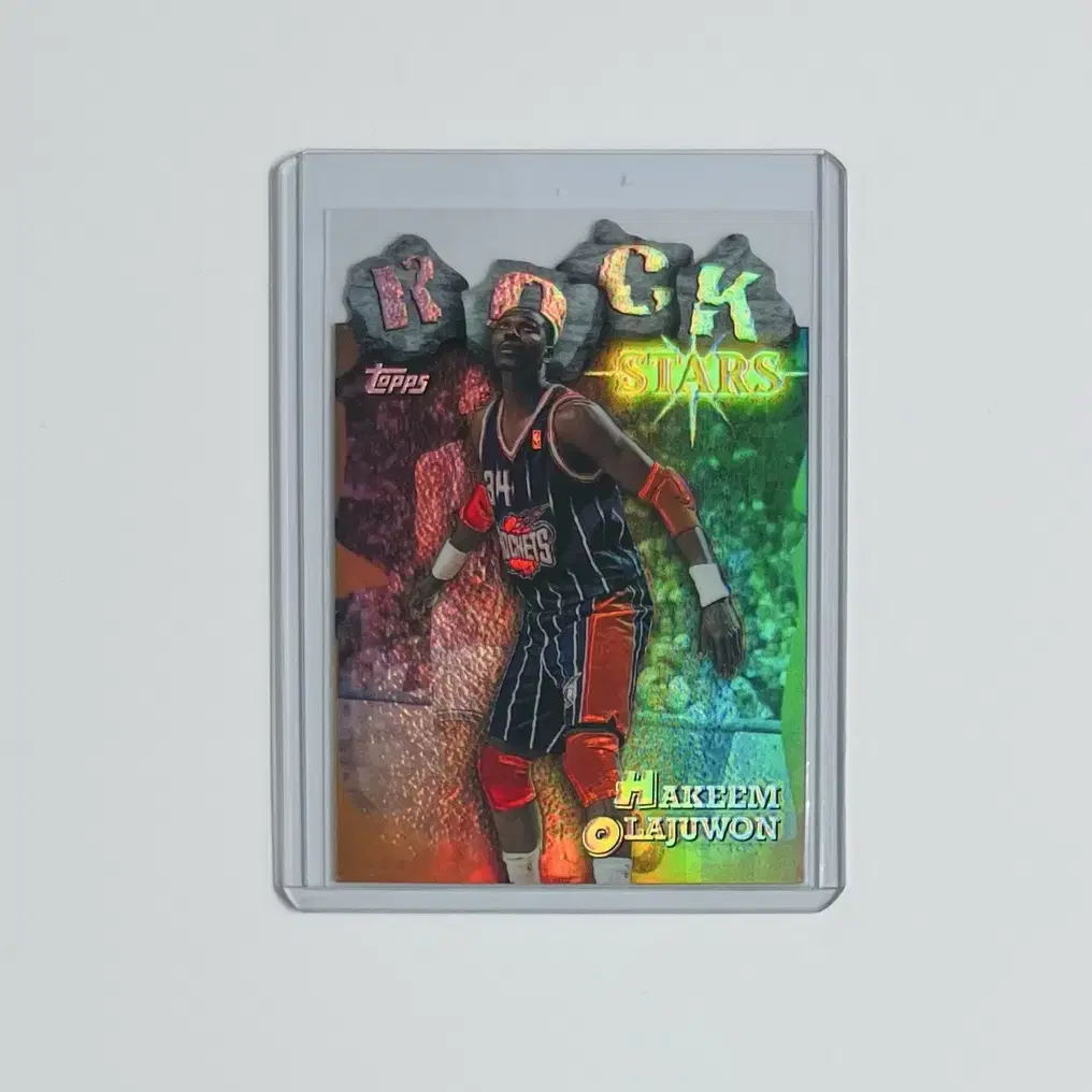 하킴 올라주원 1997 TOPPS ROCK STARS REFRACTOR