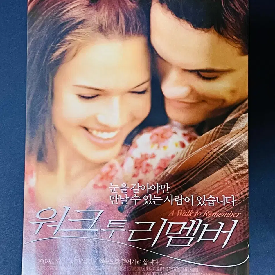 [영화팜플렛] 워크 투 리멤버 A4 1장 전단지 (2002)