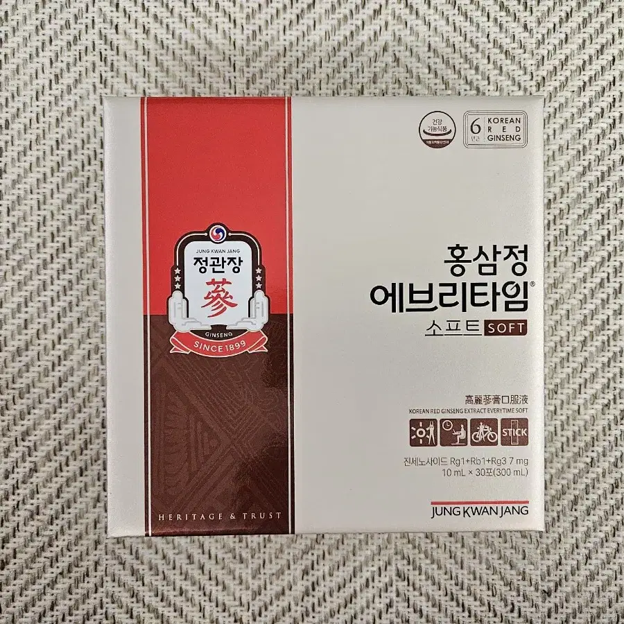 (새상품) 정관장 홍삼정 에브리타임 소프트(10ml x 30포) 대한민국