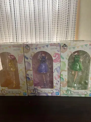 5등분의 신부 피규어 1등 복권 A상 B상 D상