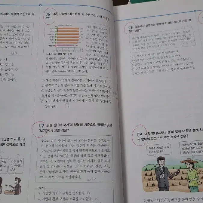 문제집, 자습서  판매합니다! 수학국어사회