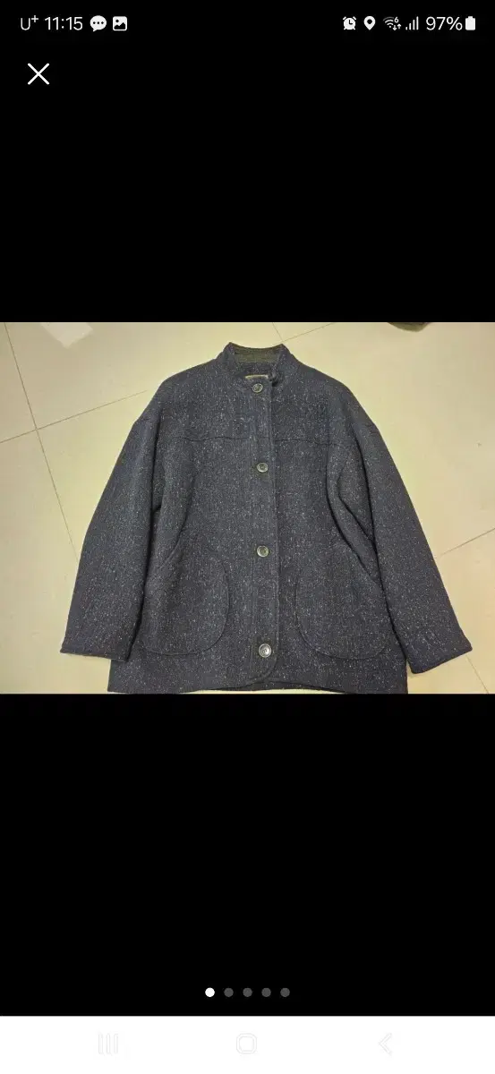 Thursday Island Navy Women's Wool Coat 55