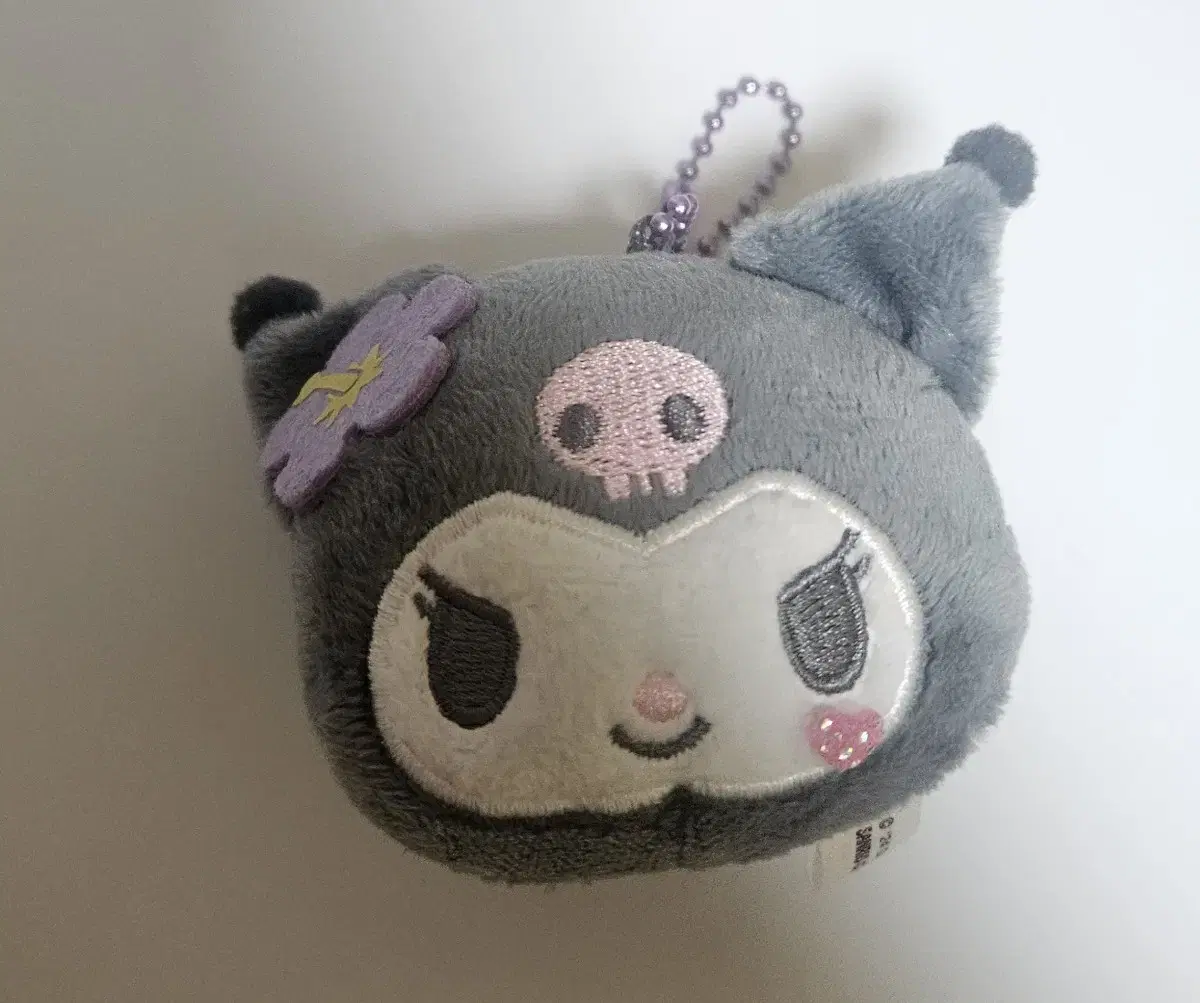 Sanrio Kuromi face keyring