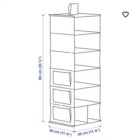 IKEA 이케아 블라드라레 옷정리함