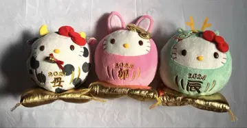 야쿠르트 헬로키티 띠별 봉제 인형 묶음 판매
