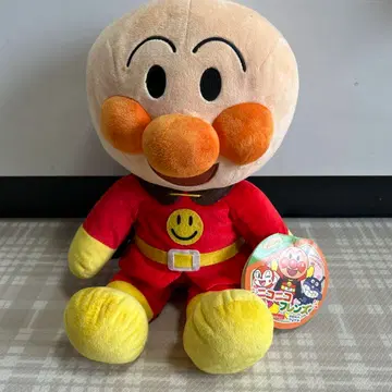 호빵맨 봉제 인형 니코니코프렌즈 약 35cm 택 포함