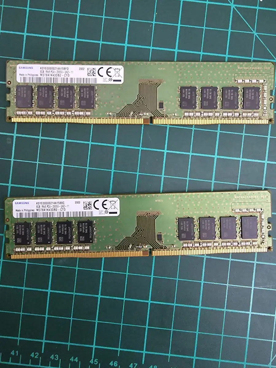 Samsung ddr4 8gb 2개 일괄 25000원