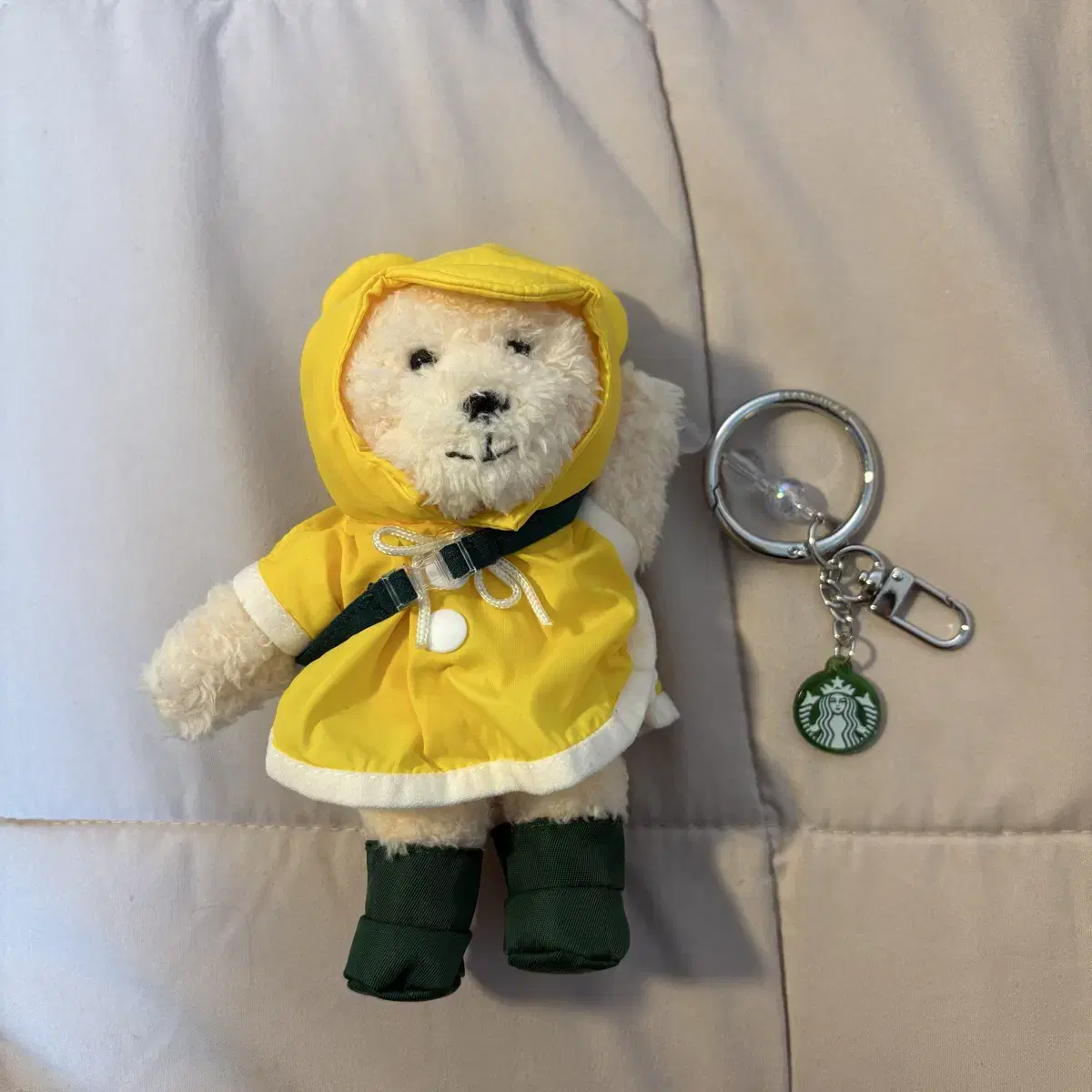 Starbucks Layne Bearista Key Chain Yellow WTS