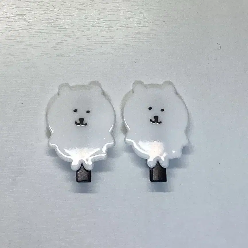 농담곰 머리핀 액세서리 헤어핀먼작귀하치와레우사기모몽가인형