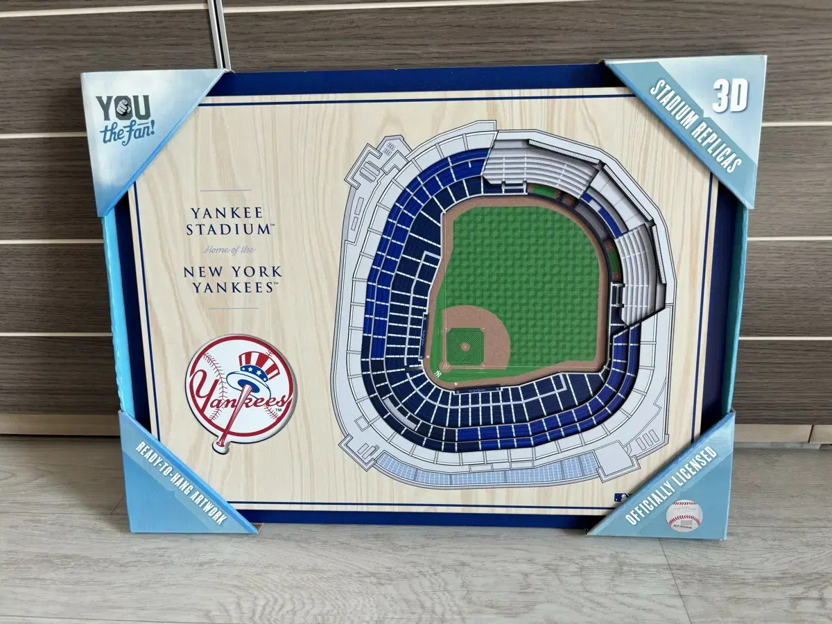 New York Yankees 3D Stadium Wooden Frame (Yankee Stadium)