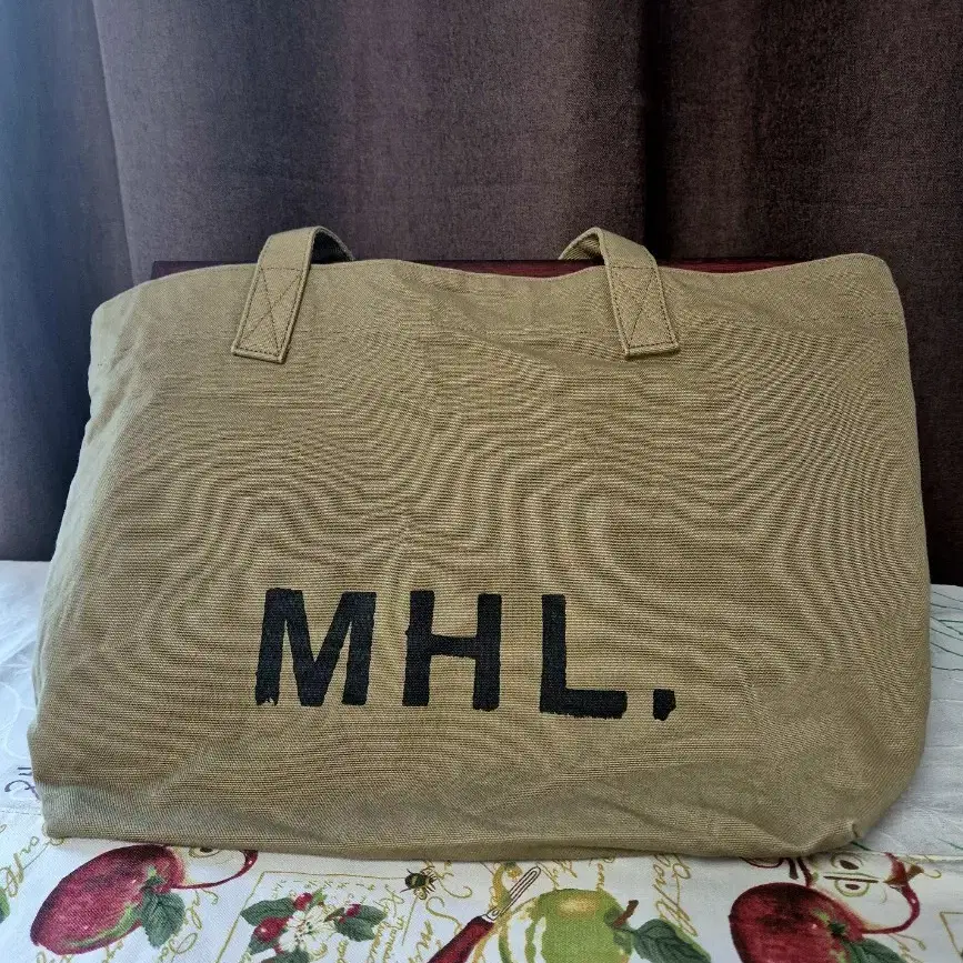 마가렛호웰 MHL. 헤비코튼캔버스가방 ㅡ라이트그린