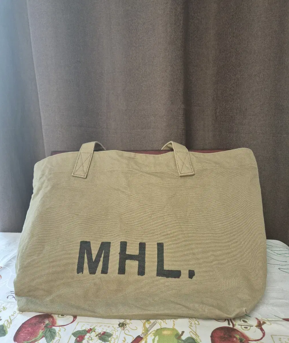 마가렛호웰 MHL. 헤비코튼캔버스가방 ㅡ라이트그린