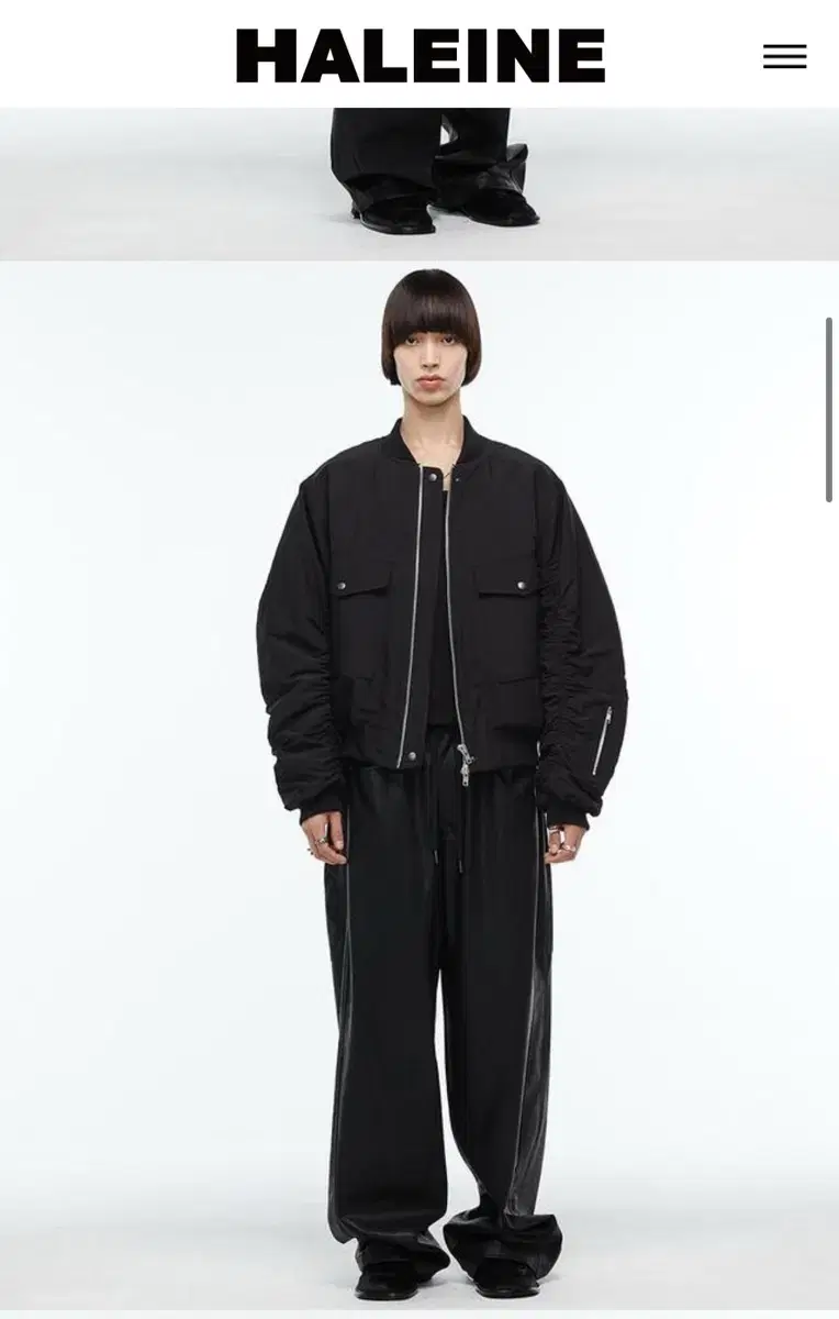 Allen Kargo Pocket Bomber Jacket Black Size 2 for sale
