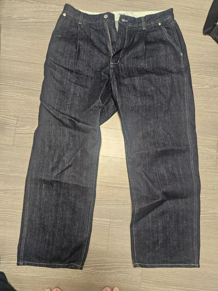 러프사이드 Drape Denim Pants One Washed