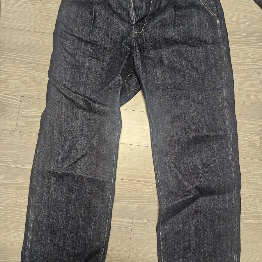 [3] 러프사이드 Drape Denim Pants One Washed