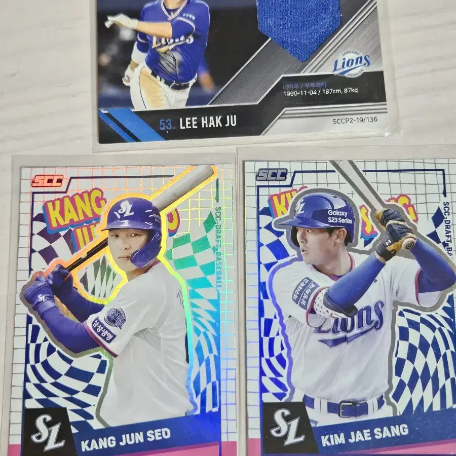 scc kbo 삼성라이온즈 루키카드, 저지카드