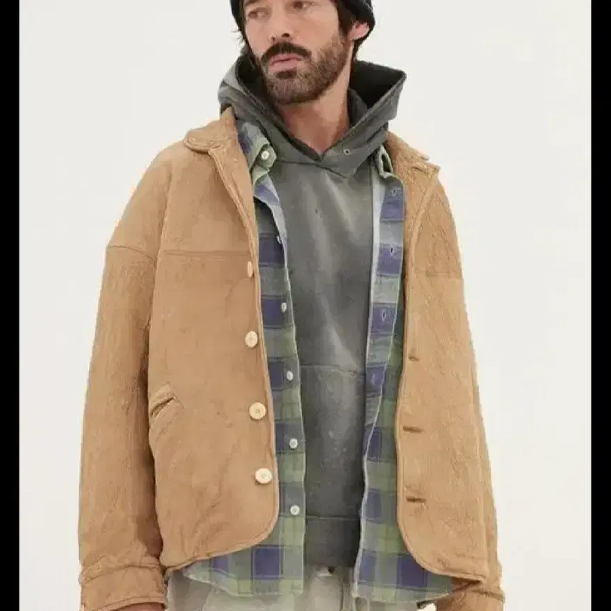 (4) 비즈빔 23AW PIONEER KHADI CHECK SHILT