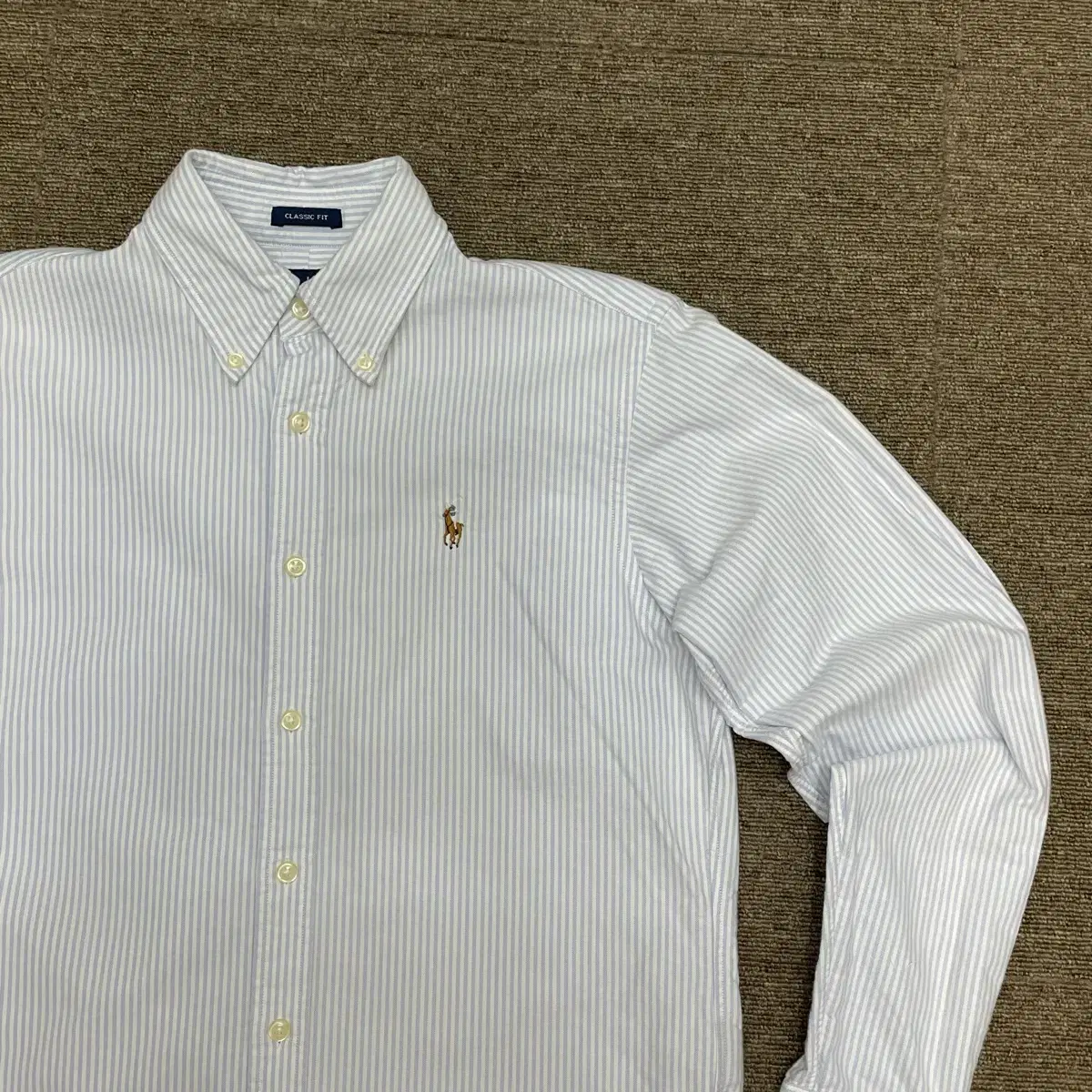 (size6) POLO 폴로 랄프로렌 스트라이프 셔츠 클래식핏